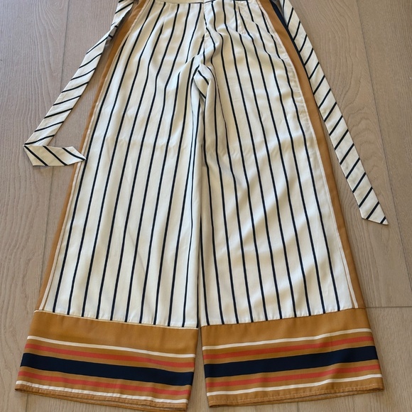 Lulus Striped Wide Leg Trouser Pant - XS - Picture 5 of 6